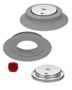 Ventosas planas da série 6