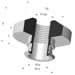 Insert Démontable Femelle 1/8G
