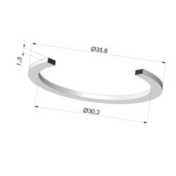 Anel de reforço - Diâmetro externo 35,8 mm