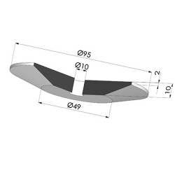 Copo da Série COUP Ø 95 mm