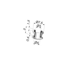 Rebite para Inserto 9P18A - Alumínio