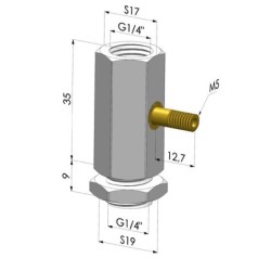 Venturi de Estágio Único Série VM - 80% de Vácuo