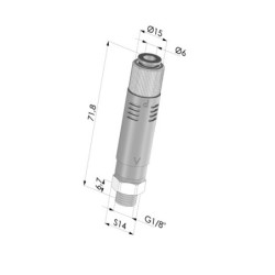 Venturi de Estágio Único Série VMK - 91% de Vácuo