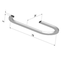 Reforço de fole com ventosa 4BO 78x34MM aberto