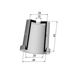 Membrana - Øext 44MM - Øint 34MM - H 45MM