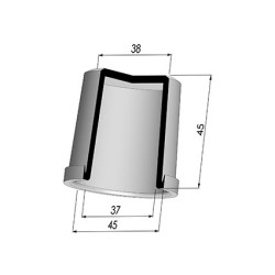 Membrana - Øext 45MM - Øint 37MM - H 45MM