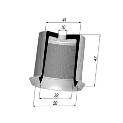 Membrana - Øext 50MM - Øint 38MM - H 47MM