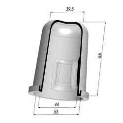 Membrana - Øext 53MM - Øint 44MM - H 66MM