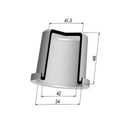 Membrana - Øext 54MM - Øint 42MM - H 48MM