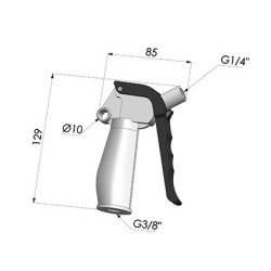Pistola de ar comprimido Série SF G