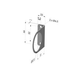 Suporte de montagem para amplificador de ar da série AA 015