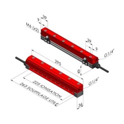 Rideau d'air ionisant Série RA ION 225 - L 295MM