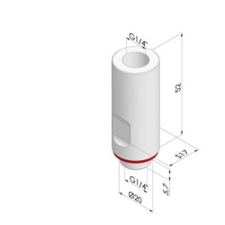 Tubo de extensão oco TPC A152