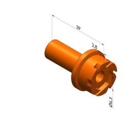 Gerador para tubos de vórtice da série GEA