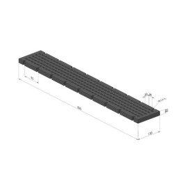 Tira de espuma para CVM 130x800