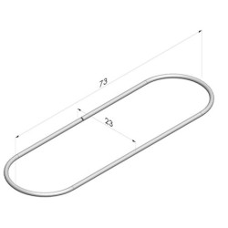 Ventosa oblonga para a série 4VS 75