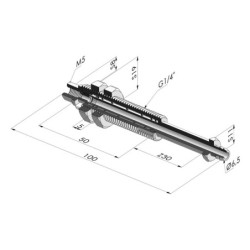 Ens. Ressort Série ER M5 - Z 30MM - Anti rotation avec canule