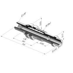 Ens. Ressort Série ER M14 - Z 20MM - Anti rotation