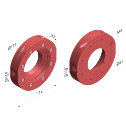 Rideau d'Air Circulaire Série RAC-2 - ØInt 51MM