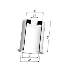 Membrane - Øext 37MM - Øint 31MM - H 46MM