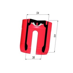 Membrane - Øext 54MM - Øint 38MM - H 59MM