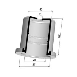 Membrane - Øext 57MM - Øint 40MM - H 52MM