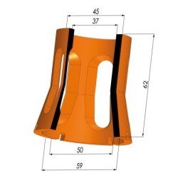 Membrane - Øext 59MM - Øint 50MM - H 62MM